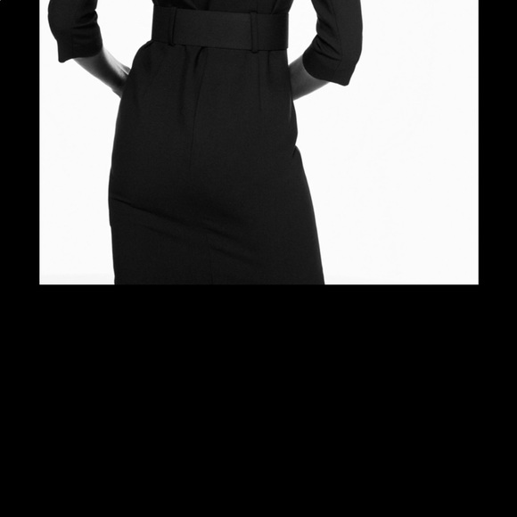 🎈🧨💗Host Pick ☄️🧨 ZARA black midi belted dress - size XS - Picture 6 of 7